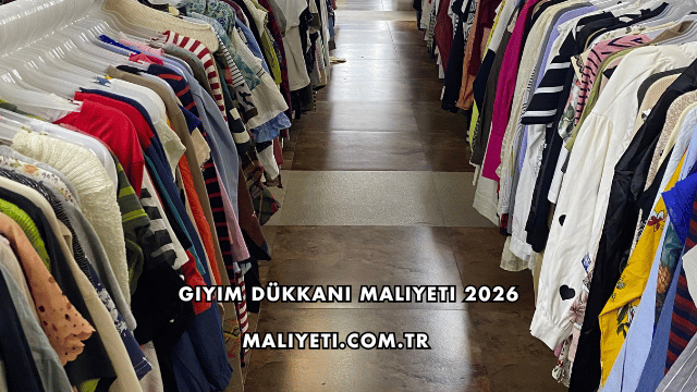 Giyim Dükkanı Maliyeti 2026