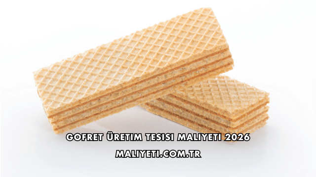Gofret Üretim Tesisi Maliyeti 2026