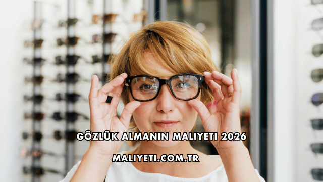 Gözlük Almanın Maliyeti 2026