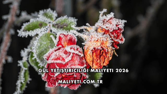 Gül Yetiştiriciliği Maliyeti 2026