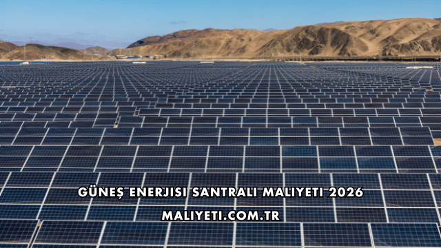 Güneş Enerjisi Santrali Maliyeti 2026