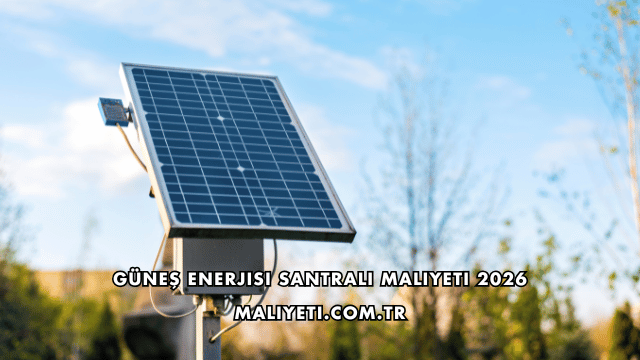 Güneş Enerjisi Santrali Maliyeti 2026