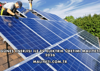 Güneş Enerjisi ile Ev Elektrik Üretimi Maliyeti 2026