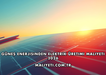 Güneş Enerjisinden Elektrik Üretimi Maliyeti 2026