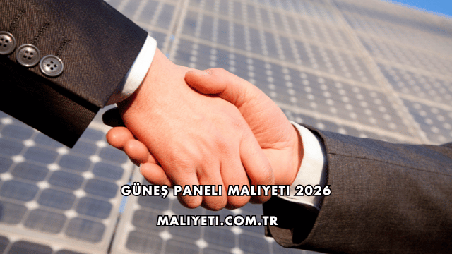Güneş Paneli Maliyeti 2026