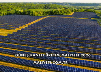 Güneş Paneli Üretim Maliyeti 2026