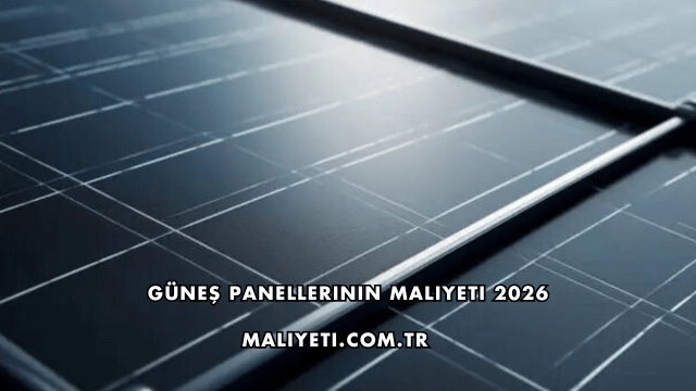 Güneş Panellerinin Maliyeti 2026