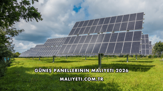 Güneş Panellerinin Maliyeti 2026