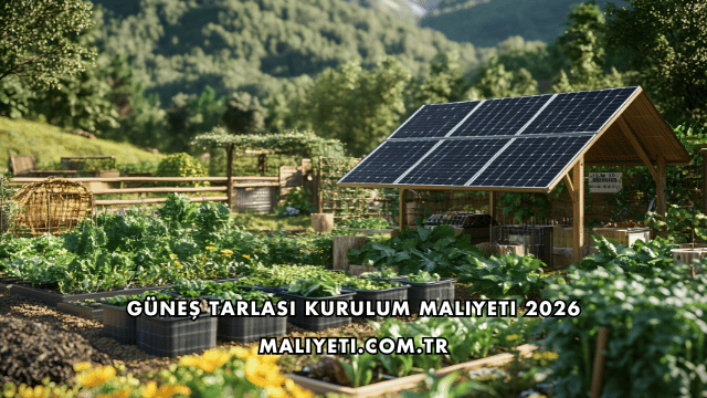 Güneş Tarlası Kurulum Maliyeti 2026