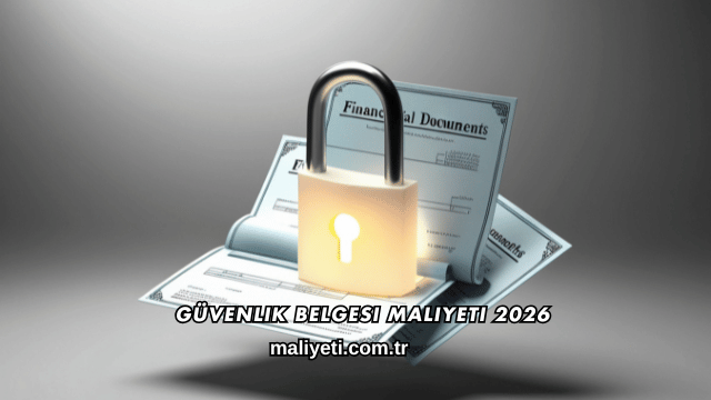 Güvenlik Belgesi Maliyeti 2026