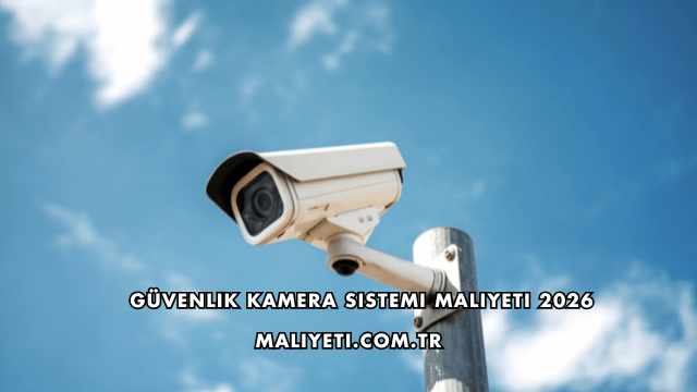 Güvenlik Kamera Sistemi Maliyeti 2026