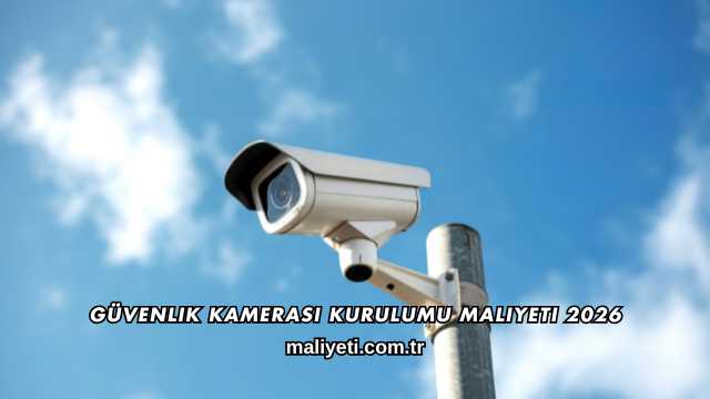 Güvenlik Kamerası Kurulumu Maliyeti 2026