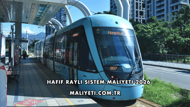 Hafif Raylı Sistem Maliyeti 2026