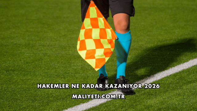 Hakemler Ne Kadar Kazanıyor 2026