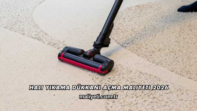 Halı Yıkama Dükkanı Açma Maliyeti 2026