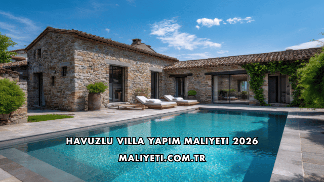 Havuzlu Villa Yapım Maliyeti 2026