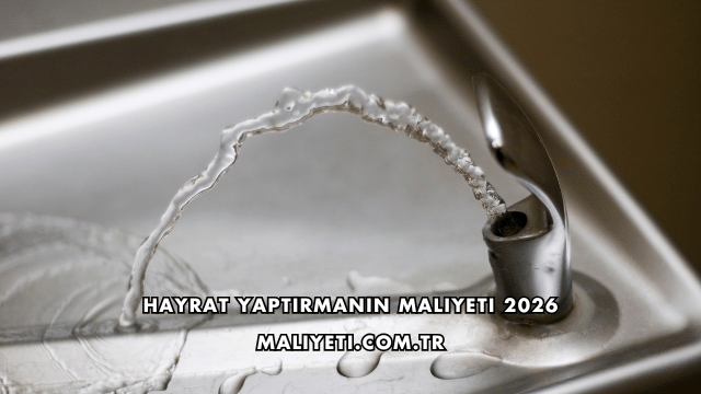 Hayrat Yaptırmanın Maliyeti 2026