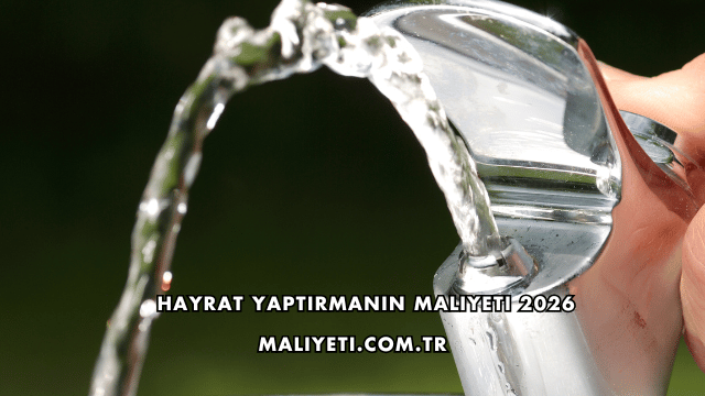 Hayrat Yaptırmanın Maliyeti 2026