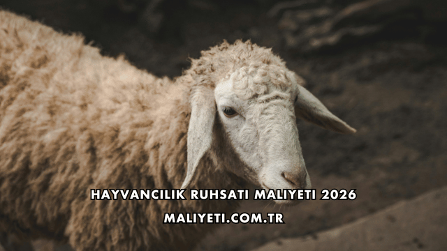 Hayvancılık Ruhsatı Maliyeti 2026