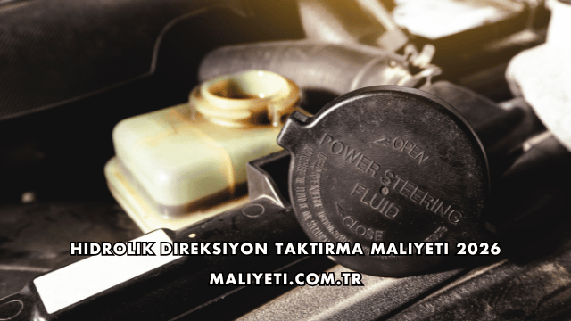 Hidrolik Direksiyon Taktırma Maliyeti 2026
