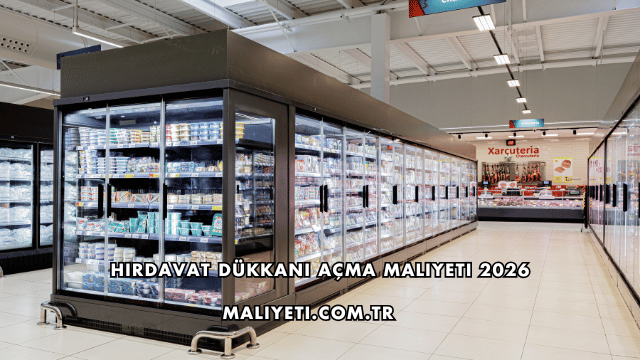 Hırdavat Dükkanı Açma Maliyeti 2026