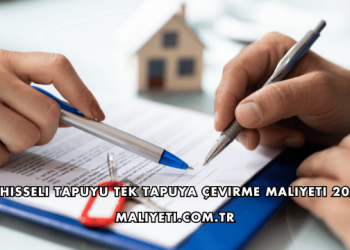 Hisseli Tapuyu Tek Tapuya Çevirme Maliyeti 2026