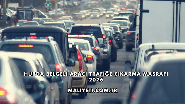Hurda Belgeli Aracı Trafiğe Çıkarma Masrafı 2026