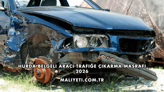 Hurda Belgeli Aracı Trafiğe Çıkarma Masrafı 2026