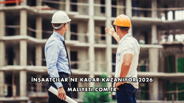 İnşaatçılar Ne Kadar Kazanıyor 2026