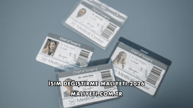İsim Değiştirme Maliyeti 2026