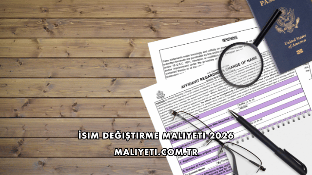 İsim Değiştirme Maliyeti 2026
