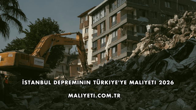 İstanbul Depreminin Türkiye'ye Maliyeti 2026