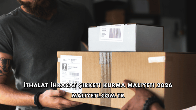 İthalat İhracat Şirketi Kurma Maliyeti 2026