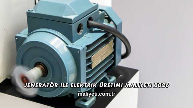 Jeneratör ile Elektrik Üretimi Maliyeti 2026