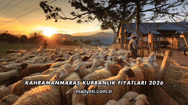 Kahramanmaraş Kurbanlık Fiyatları 2026