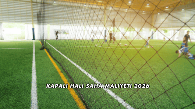 Kapalı Halı Saha Maliyeti 2026