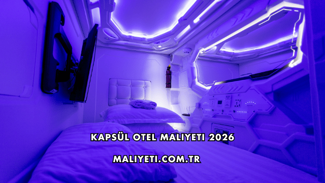 Kapsül Otel Maliyeti 2026