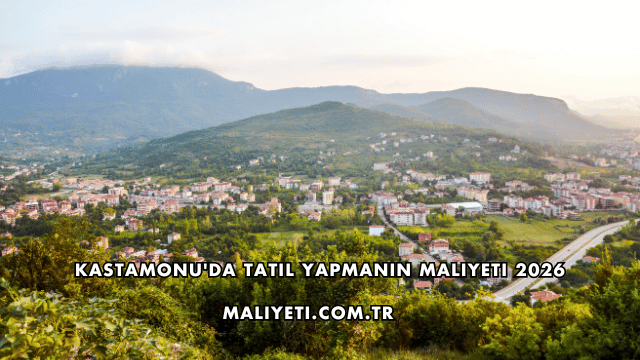 Kastamonu'da Tatil Yapmanın Maliyeti 2026