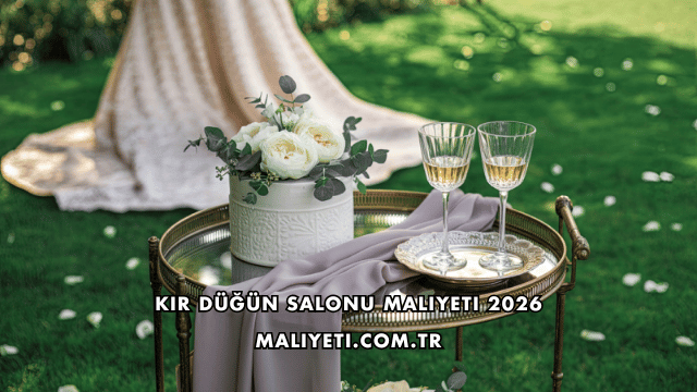 Kır Düğün Salonu Maliyeti 2026