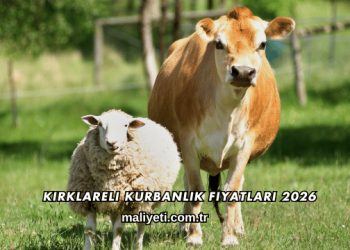 Kırklareli Kurbanlık Fiyatları 2026