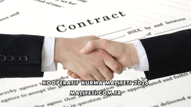 Kooperatif Kurma Maliyeti 2026