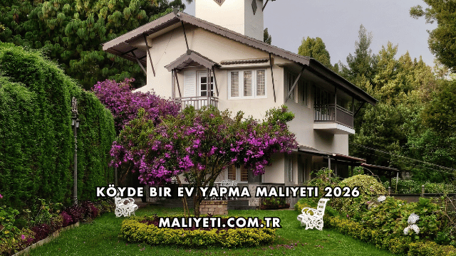 Köyde Bir Ev Yapma Maliyeti 2026
