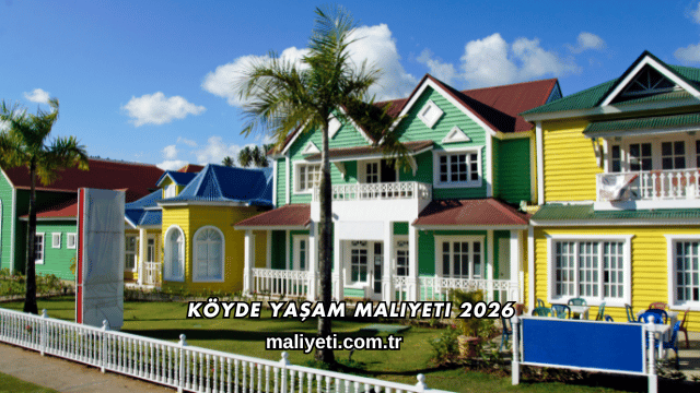 Köyde Yaşam Maliyeti 2026