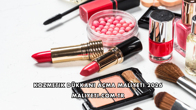 Kozmetik Dükkanı Açma Maliyeti 2026