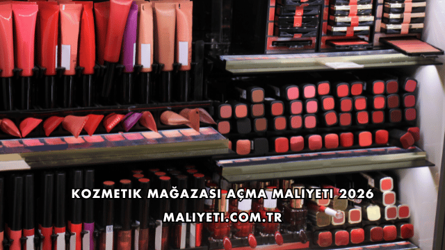 Kozmetik Mağazası Açma Maliyeti 2026