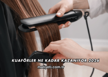 Kuaförler Ne Kadar Kazanıyor 2026