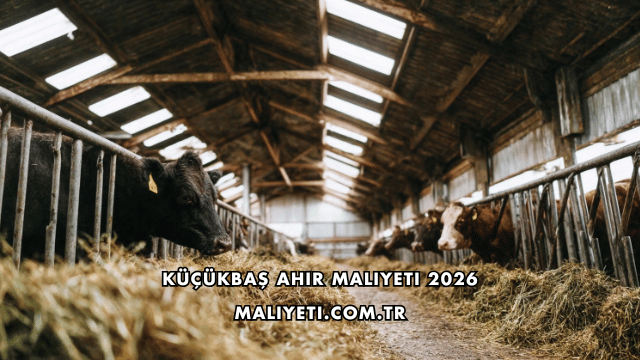Küçükbaş Ahır Maliyeti 2026