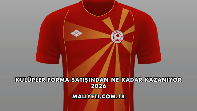 Kulüpler Forma Satışından Ne Kadar Kazanıyor 2026