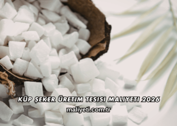 Küp Şeker Üretim Tesisi Maliyeti 2026