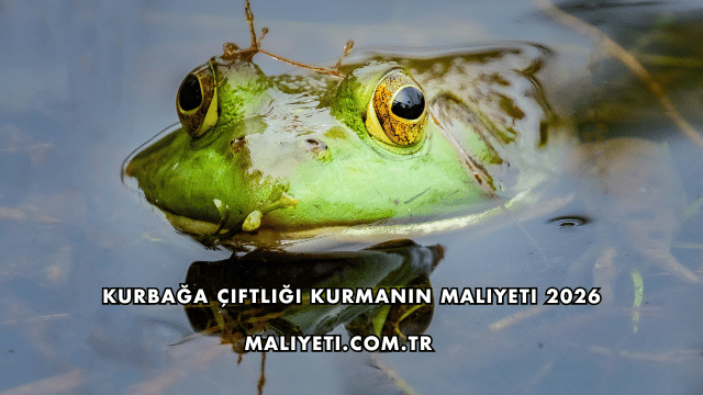 Kurbağa Çiftliği Kurmanın Maliyeti 2026